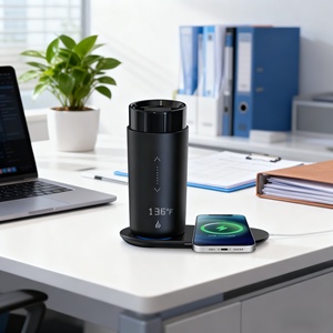 Party Favors Smart Home Products Presentes de Natal Esportes Aço Inoxidável Inteligente Isolado Tumbler Garrafa De Água Quente Copo De Café Caneca - Product Image 1