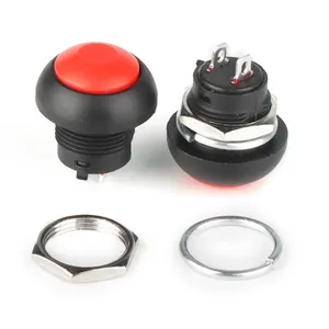 12mm Push Button Switch Sanp In Plastic Red Green Blue White Black Yellow 12mm Power Push Button Switch