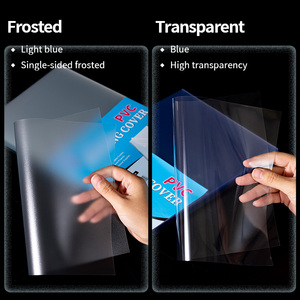 A4 250mic 100pcs Sản phẩm mới tùy biến <span class=keywords><strong>PVC</strong></span> cứng cuốn sách ràng buộc tấm <span class=keywords><strong>PVC</strong></span> ràng buộc bao gồm A4 - Product Image 3