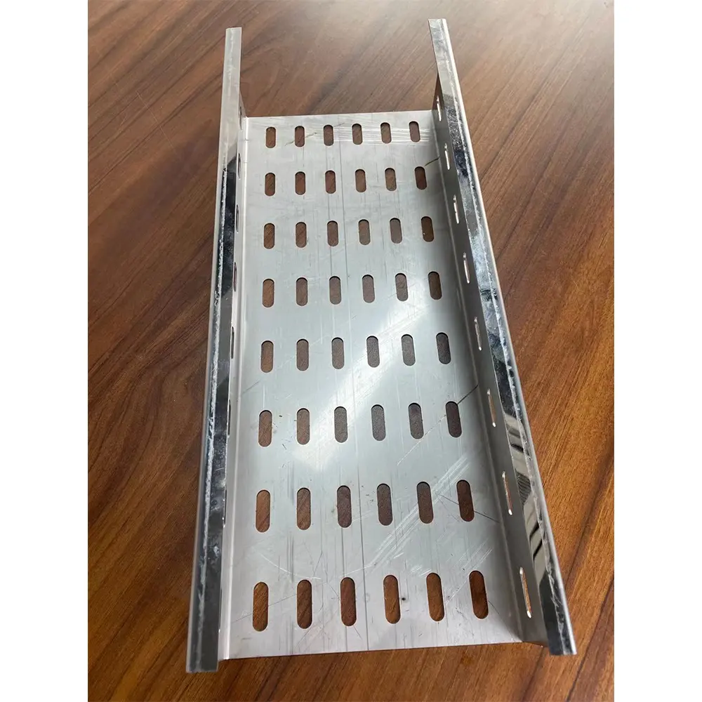 Factory Price Wholesale 150mm 300mm Full Size Rust Resistant Galvanized Stainless Steel Perforated Cable Tray