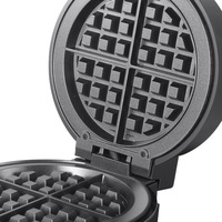 Nouvelle conception de mini gaufrier à gâteaux, surface de cuisson antiadhésive, gaufrier belge rond