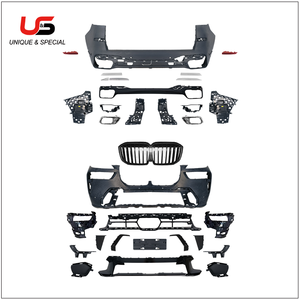 Uso para <span class=keywords><strong>BMW</strong></span> X5 G05(2019-2021), actualización a <span class=keywords><strong>X7M</strong></span> 2022 (+), kit de carrocería, parrilla trasera, faros delanteros, parachoques trasero, parachoques delantero - Product Image 1