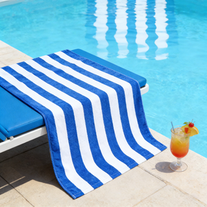 Toallas de Playa Personalizadas 100% Algodón de Secado Rápido, Libres de Arena, con Logotipo Personalizado, Personalización para Piscina, Cabana, Toallas de Playa con Rayas - Product Image 6