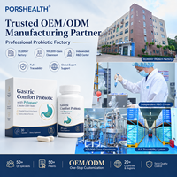 Capsules Probiotiques Anti-H. P. pour le Microbiome Gastrique, Marque Privée OEM, Pylopass L. Reuteri DSM 17648 20B CFU, Soutien Digestif