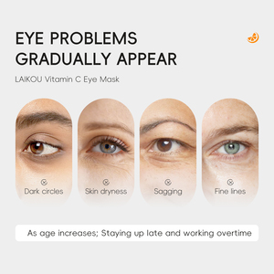 LAIKOU Masque Contour des Yeux Hydratation Intense Anti-Cernes Lissant Rides Raffermissant au Collagène et Vitamine C 50 unités - Product Image 4