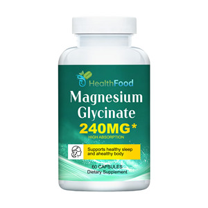 Cápsulas de Glicinato de Magnesio de Alta Calidad, Favorecen la Función Metabólica y la Relajación Muscular, Suplemento Dietético - Product Image 1