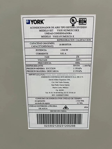 York(AUX) AC Mini bölünmüş klimalar ev aletleri climatihome ev/otel kullanımı 12000btu/18000btu/24000bt serin/ısı invertör - Product Image 4