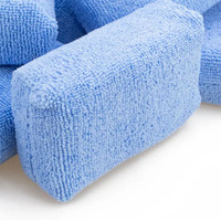 LEADMAX Éponge de machine à laver de voiture personnalisable Ventes directes en usine Mousse d'algues compressées Nettoyer les tampons de polissage supportés par OEM