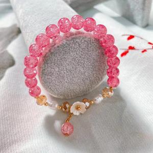Bracelet élastique perlé pour femme, bijou de main princesse, breloque mignonne pour enfant, idéal pour fille - Vente en gros - Product Image 6