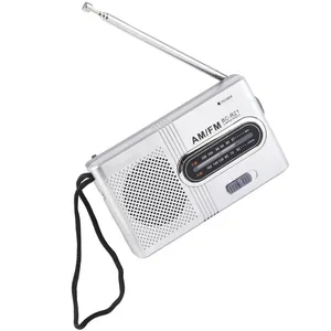 <span class=keywords><strong>Radio</strong></span> AM <span class=keywords><strong>FM</strong></span> Portátil de Bolsillo con Altavoz de 5W de Larga Duración, con Conector para Auriculares, para el Hogar y Exteriores, Color Gris Plateado - Product Image 4