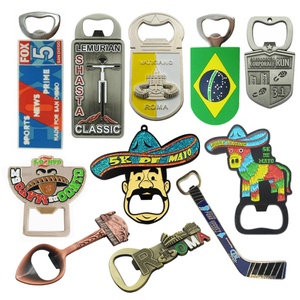 Abridor de Botellas de Acero Inoxidable al por Mayor, Personalizado con Forma de Gorra de Béisbol, Ancla de Golf, Guitarra, Abridor de Botellas Publicitario - Product Image 2