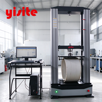 Testeur de rigidité universel pour anneaux de tuyaux EYQT-W10 avec double espace de test et arrêt automatique pour l'inspection des performances des tuyaux en plastique en laboratoire