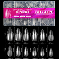 600 Pièces/Boîte Faux Ongles Press-on Carrés Français à Couverture Complète, Pointes d'Extension d'Ongles, Fournisseur d'Ongles
