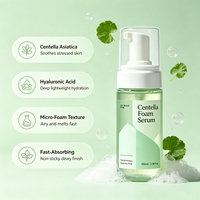 Produits de soin coréens, sérum pour le visage en mousse GHK-Cu avec acide hyaluronique, léger, non gras, pour un soin quotidien éclatant et ferme