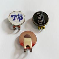Clips magnétiques en PVC pour chapeaux et casquettes de golf avec marqueur de balle et clip pour serviette - Accessoires de golf personnalisables avec logo et couleur