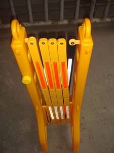 Katlanır barikat 100*200cm plastik trafik bariyeri taşınabilir genişletilebilir trafik yol güvenlik bariyeri - Product Image 4