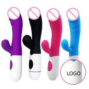 Jouets sexuels pour femmes OEM, double vibromasseur en silicone, stimulateur du point G féminin, vibromasseur pour femmes, livraison rapide - Product Image 1