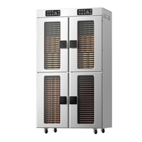 Energiebesparende grote commerciële voedseldroger met slim paneel, gedroogde vruchtenmachine voor groenten, fruit, vlees, zeevruchten, elektrische voeding