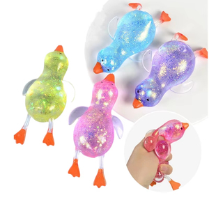 Juguete Antiestrés de Pato Aurora de Maltosa Suave, Juguete de Descompresión Elástico y Colorido para Adultos y Niños - Product Image 3