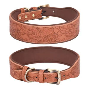Collar para Perro Grande Estilo Occidental, en Cuero Suave Grabado, Ajustable, Duradero, Material PU, Venta Caliente - Product Image 5