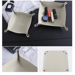 YY Ready Stock Leather <strong>Tray</strong> Organizer <strong>Dice</strong> <strong>Tray</strong> Jewelry Lipsticks Suppliers Coins For Key Office