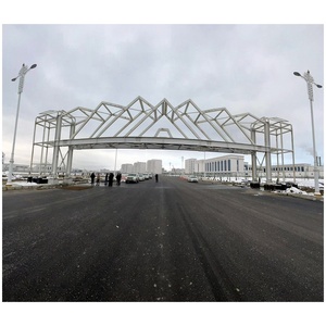 <span class=keywords><strong>Puente</strong></span> de paso elevado para peatones con estructura de acero prefabricada de larga duración Q235/Q355 Grado SP Modelo 3% Tolerancia GB Doblado de corte - Product Image 3