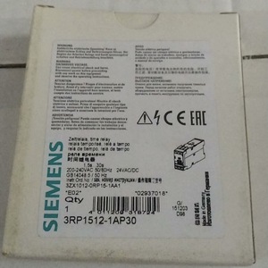 Siemens Time <b>Relay</b> 3RP1512-1AP30 24VAC/DC 1.5s-30s Industrial Use - Product Image 4