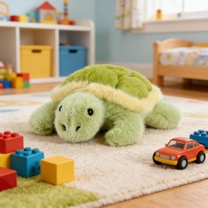 Vente en gros d'usine, peluches personnalisées en forme de tortue de mer, adorables peluches, petits jouets en <span class=keywords><strong>peluche</strong></span>, cadeaux d'anniversaire pour filles, garçons, enfants - Product Image 2