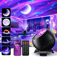 Proyektor Galaksi 375 Efek dengan Speaker Bluetooth 5.3, 15 Suara Tidur, Lampu Malam Aurora Bintang, dan Remote untuk Kamar Tidur