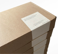 Étiquette autocollante de scellage pour boîte cadeau en carton imprimée sur mesure, prix usine, pour emballage de bijoux et boîtes avion