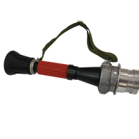 Nozel Semprotan Api Jet Grosir DN40/50/65, Fleksibel, Multi-Mode, Pistol Air Pemadam Kebakaran, Bahan Aluminium Alloy