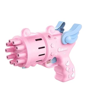 Pistolet à bulles pour enfants, machine à bulles, jouets pour enfants et tout-petits, lanceur de bulles à <span class=keywords><strong>10</strong></span> trous, jouets d'été, cadeaux de fête, cadeaux d'anniversaire - Product Image 6