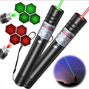 Grüner Laserpointer mit Großer Reichweite, 3000 Meter Hochleistungs-Stift Grüner Laserpointer für Wandern Katzenspielzeug USB-Aufladung Grünes Licht - Product Image 1