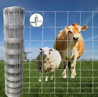 Soluciones de Cercas Temporales de Alta Calidad a Prueba de Depredadores, Rollos de Paneles de Cerca para Ganado y Cabras, Cerca Agrícola Galvanizada con Articulaciones de Bisagra Tejidas
