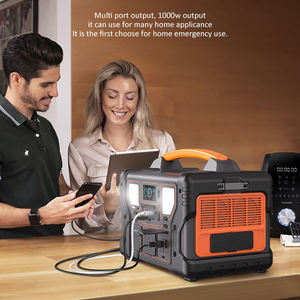 Générateur solaire portable 1000w, <span class=keywords><strong>batterie</strong></span> au lithium 220v, alimentation de secours <span class=keywords><strong>pour</strong></span> la maison, intérieur/extérieur, <span class=keywords><strong>camping</strong></span>, électrique, 1kw, Ups mobile - Product Image 2