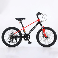 Vélos pour enfants de 13 ans, vélo de montagne en alliage de magnésium de 20 pouces, 7 vitesses, freins à disque, cadre entièrement antichoc, vélo pour filles