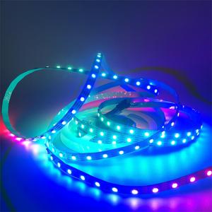 ไฟ LED แบบเส้น CE RoHS WS2813 RGBIC 5V ต่อต่อได้ รีเซ็ตได้ ไฟ LED พิกเซลแบบดิจิตอล สำหรับยุโรป ขายส่ง ม้วนละ 5 เมตร - Product Image 1