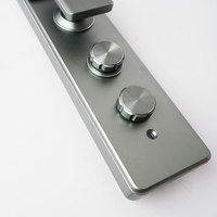 Serrure de porte intelligente électronique numérique biométrique à empreintes digitales en aluminium tendance