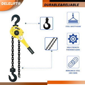 Лебедка рычажная с сертификатами CE и ISO, грузоподъемность от 1,5 до 9 тонн, с трещоткой, хит продаж по заводской цене - Product Image 2