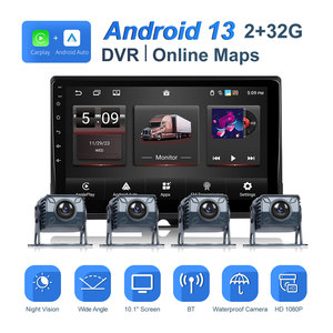 10.1 inch 4 kênh giám sát hệ thống định vị xe Carplay HD 1080p Kết nối Wifi với chức năng video/Android 13/2 + 32 gam - Product Image 2