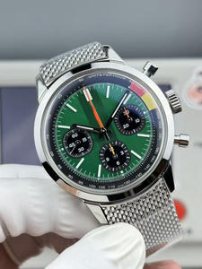 Montre mécanique automatique multifonctionnelle de luxe sport et affaires en acier inoxydable 41 mm avec logo personnalisé, lumineuse, haute qualité - Product Image 4