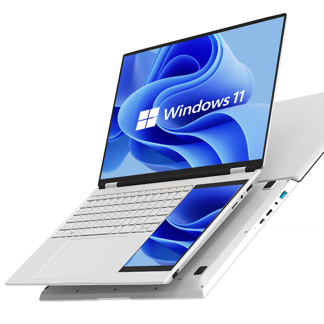 Dual Screen 15.6"+7" Touch 16GB RAM 1TB SSD Intel N150 Backlit English Keyboard Windows 11 Pro 16:10 Display Business Laptop