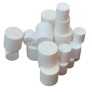 Cilindro de alúmina de alta pureza/media columna de alúmina resistente al desgaste para placas compuestas de cerámica de caucho