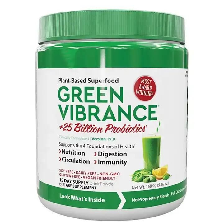 Muestra gratis Super Food Plus Superfood Proteína verde en polvo orgánico