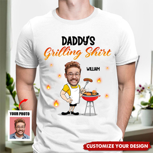 <span class=keywords><strong>T</strong></span>-<span class=keywords><strong>shirt</strong></span> à manches courtes en coton personnalisé à épaules droites pour hommes, <span class=keywords><strong>T</strong></span>-<span class=keywords><strong>shirt</strong></span> imprimé d'idées cadeaux de fête des pères pour papa - Product Image 3