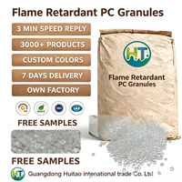 Granul PC Tahan Api Bebas Halogen UL94 V-0 5VA Grade Resin Polikarbonat Ramah Lingkungan untuk Ekspor