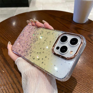 Bling Hard Glitter Pattern Plating Cell Smart Armor a prueba de golpes teléfono móvil contraportada funda para Huawei <span class=keywords><strong>P20</strong></span> P30 P40 Mate 30 - Product Image 4