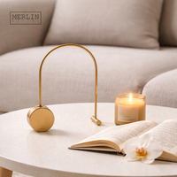 Merlin Living Décoration d'intérieur de luxe Ornement en métal en forme d'arche Accessoires en laiton Métal Usine de céramique de Chaozhou Vente en gros