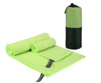 Sac de toilette pliable en polyester avec filet, sac de plage
