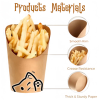 Emballage personnalisé, collations à emporter, boîte à bagel, boîtes à hamburger, donut, tortilla, burrito, boîtes à emporter, contenants pour frites kraft
